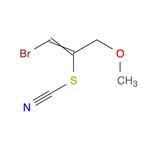 Thiocyanic acid, 2-bromo-1-(methoxymethyl)ethenyl ester