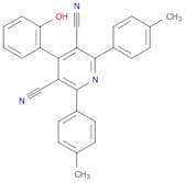 3,5-Pyridinedicarbonitrile, 4-(2-hydroxyphenyl)-2,6-bis(4-methylphenyl)-