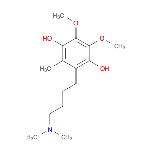 1,4-Benzenediol, 2-[4-(dimethylamino)butyl]-5,6-dimethoxy-3-methyl-