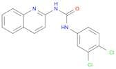 Urea, N-(3,4-dichlorophenyl)-N'-2-quinolinyl-