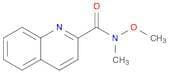 2-Quinolinecarboxamide, N-methoxy-N-methyl-