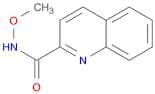 2-Quinolinecarboxamide, N-methoxy-