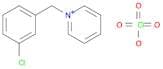 Pyridinium, 1-[(3-chlorophenyl)methyl]-, perchlorate