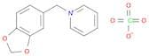 Pyridinium, 1-(1,3-benzodioxol-5-ylmethyl)-, perchlorate
