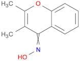 4H-1-Benzopyran-4-one, 2,3-dimethyl-, oxime