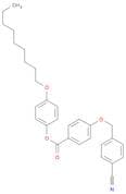 Benzoic acid, 4-[(4-cyanophenyl)methoxy]-, 4-(nonyloxy)phenyl ester
