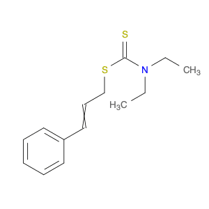 Carbamodithioic acid, diethyl-, 3-phenyl-2-propenyl ester