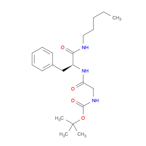 L-Phenylalaninamide, N-[(1,1-dimethylethoxy)carbonyl]glycyl-N-pentyl-