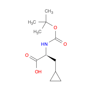 (S)-2-((tert-Butoxycarbonyl)amino)-3-cyclopropylpropanoic acid