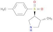 Pyrrolidine, 3-methyl-4-[(4-methylphenyl)sulfonyl]-, trans-