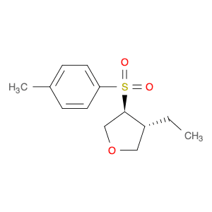 Furan, 3-ethyltetrahydro-4-[(4-methylphenyl)sulfonyl]-, trans-