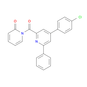 2(1H)-Pyridinone, 1-[[4-(4-chlorophenyl)-6-phenyl-2-pyridinyl]carbonyl]-