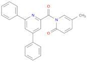 2(1H)-Pyridinone, 1-[(4,6-diphenyl-2-pyridinyl)carbonyl]-5-methyl-