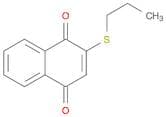 1,4-Naphthalenedione, 2-(propylthio)-
