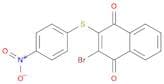 1,4-Naphthalenedione,2-bromo-3-[(4-nitrophenyl)thio]-