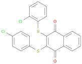 1,4-Naphthalenedione, 2-[(2-chlorophenyl)thio]-3-[(4-chlorophenyl)thio]-