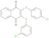 1,4-Naphthalenedione, 2-[(3-chlorophenyl)thio]-3-[(4-chlorophenyl)thio]-