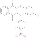 1,4-Naphthalenedione, 2-[(4-chlorophenyl)thio]-3-[(4-nitrophenyl)thio]-