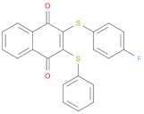 1,4-Naphthalenedione, 2-[(4-fluorophenyl)thio]-3-(phenylthio)-