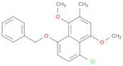 Naphthalene, 5-chloro-1,4-dimethoxy-2-methyl-8-(phenylmethoxy)-
