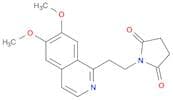 2,5-Pyrrolidinedione, 1-[2-(6,7-dimethoxy-1-isoquinolinyl)ethyl]-