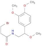 Propanamide, 3-bromo-N-[2-(3,4-dimethoxyphenyl)-2-methoxyethyl]-