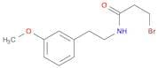 Propanamide, 3-bromo-N-[2-(3-methoxyphenyl)ethyl]-