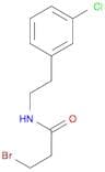 Propanamide, 3-bromo-N-[2-(3-chlorophenyl)ethyl]-
