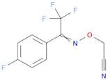 Acetonitrile, [[[2,2,2-trifluoro-1-(4-fluorophenyl)ethylidene]amino]oxy]-