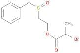 Propanoic acid, 2-bromo-, 2-[(phenylmethyl)sulfinyl]ethyl ester