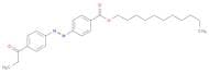 Benzoic acid, 4-[[4-(1-oxopropyl)phenyl]azo]-, undecyl ester