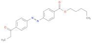 Benzoic acid, 4-[[4-(1-oxopropyl)phenyl]azo]-, pentyl ester