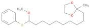 1,3-Dioxolane, 2-[10-methoxy-10-(phenylthio)decyl]-2-methyl-