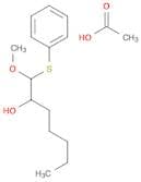 2-Heptanol, 1-methoxy-1-(phenylthio)-, acetate