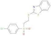 Benzothiazole, 2-[[2-[(4-chlorophenyl)sulfonyl]ethyl]thio]-