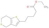 4H-Thieno[3,2-c]thiopyran-2-pentanoic acid, 6,7-dihydro-, ethyl ester