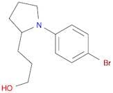 2-Pyrrolidinepropanol, 1-(4-bromophenyl)-