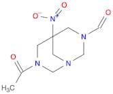 1,3,7-Triazabicyclo[3.3.1]nonane-3-carboxaldehyde, 7-acetyl-5-nitro-