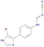 Methanimidamide, N-[4-(5-bromo-1H-imidazol-4-yl)phenyl]-N'-cyano-
