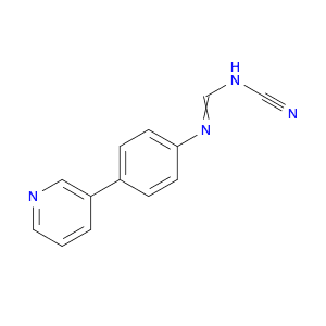 Methanimidamide, N-cyano-N'-[4-(3-pyridinyl)phenyl]-