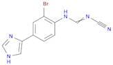 Methanimidamide, N-[2-bromo-4-(1H-imidazol-4-yl)phenyl]-N'-cyano-