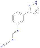 Methanimidamide, N-cyano-N'-[3-(1H-pyrazol-3-yl)phenyl]-