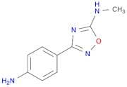 1,2,4-Oxadiazol-5-amine, 3-(4-aminophenyl)-N-methyl-