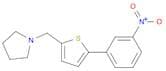 Pyrrolidine, 1-[[5-(3-nitrophenyl)-2-thienyl]methyl]-