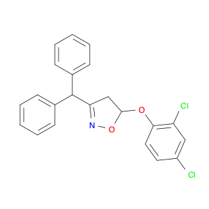 Isoxazole, 5-(2,4-dichlorophenoxy)-3-(diphenylmethyl)-4,5-dihydro-