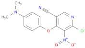 3-Pyridinecarbonitrile, 6-chloro-4-[4-(dimethylamino)phenoxy]-5-nitro-