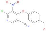 3-Pyridinecarbonitrile, 6-chloro-4-(4-formylphenoxy)-5-nitro-