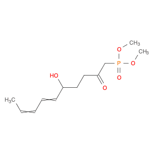 Phosphonic acid, (5-hydroxy-2-oxo-6,8-decadienyl)-, dimethyl ester