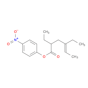 4-Hexenoic acid, 2,4-diethyl-, 4-nitrophenyl ester, (E)-
