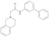 2(1H)-Isoquinolineacetamide, N-[1,1'-biphenyl]-3-yl-3,4-dihydro-